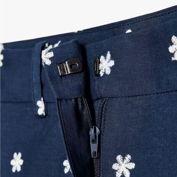 ZARA EMBROIDERED CULOTTES - Picture 2 of 8